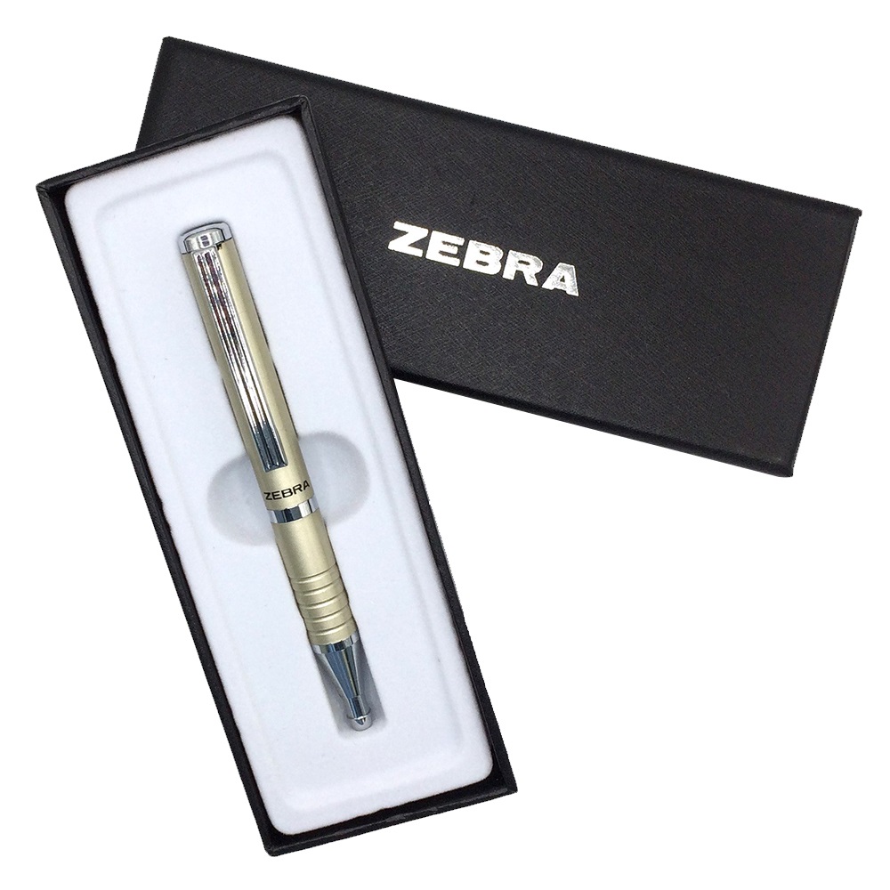 Golyóstoll metál pezsgő test, Zebra SLF1, írásszín kék - Image 2