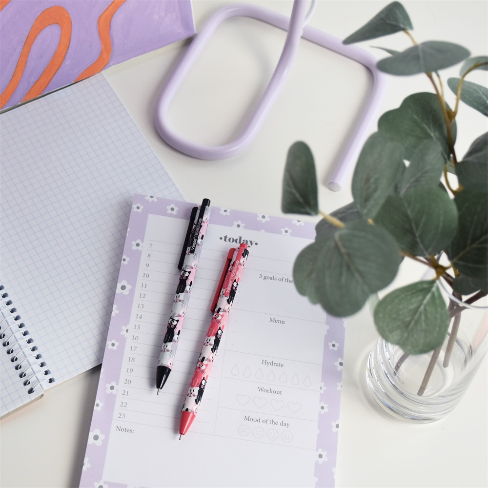 Golyóstoll nyomógombos 0,7mm Vinson Cat F2 vegyes test displ 24 db/display - Image 3