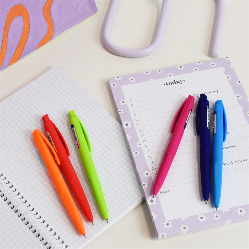 Golyóstoll nyomógombos 0,7mm Vinson Elegance 8055C vegyes test displ 36 db/display - Image 3