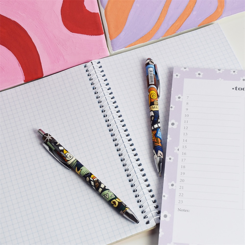 Golyóstoll nyomógombos 0,7mm Vinson Journey K62 vegyes test displ 24 db/display - Image 3