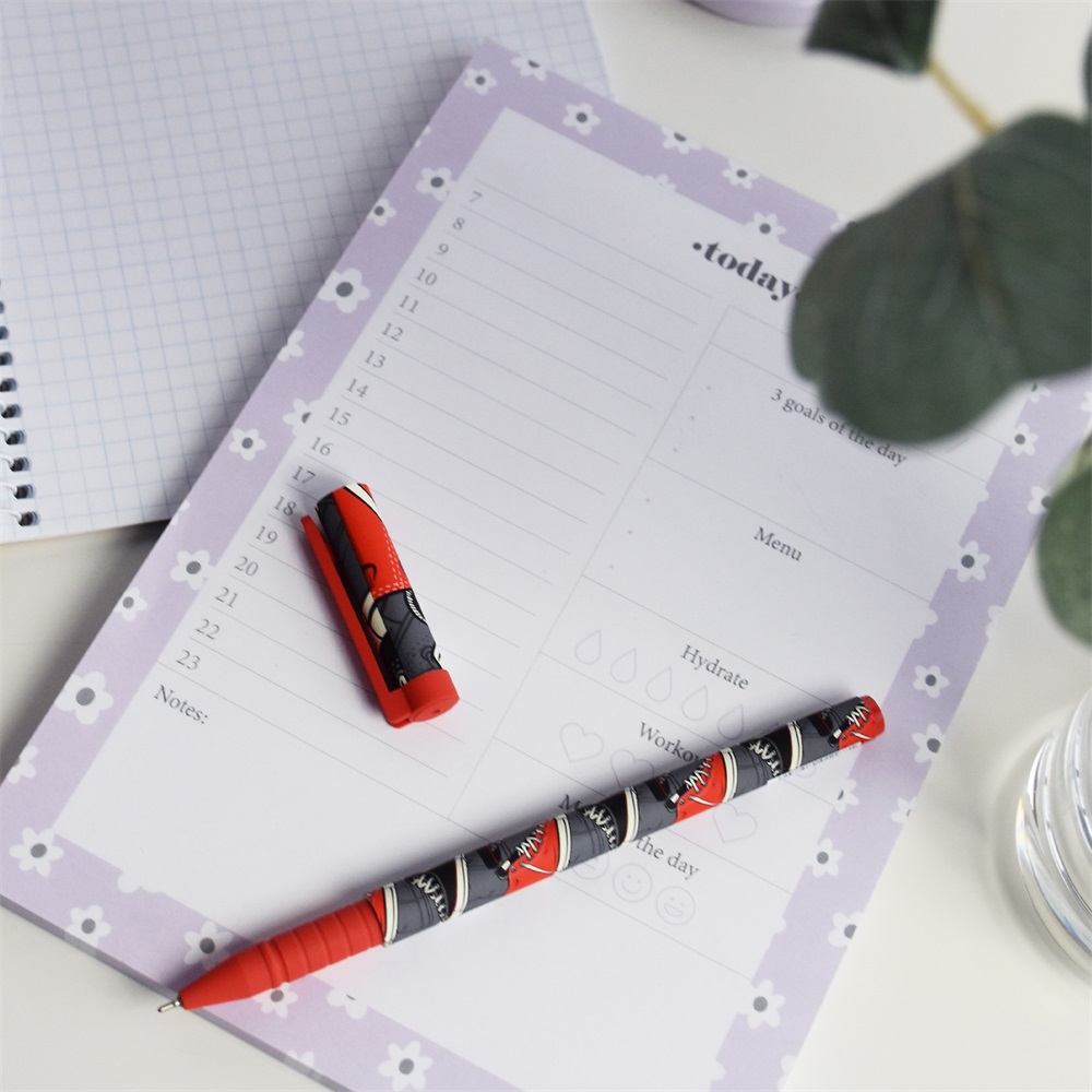 Golyóstoll kupakos, 0,7mm Vinson Sneaker A188 vegyes test displ 20 db/display - Image 3