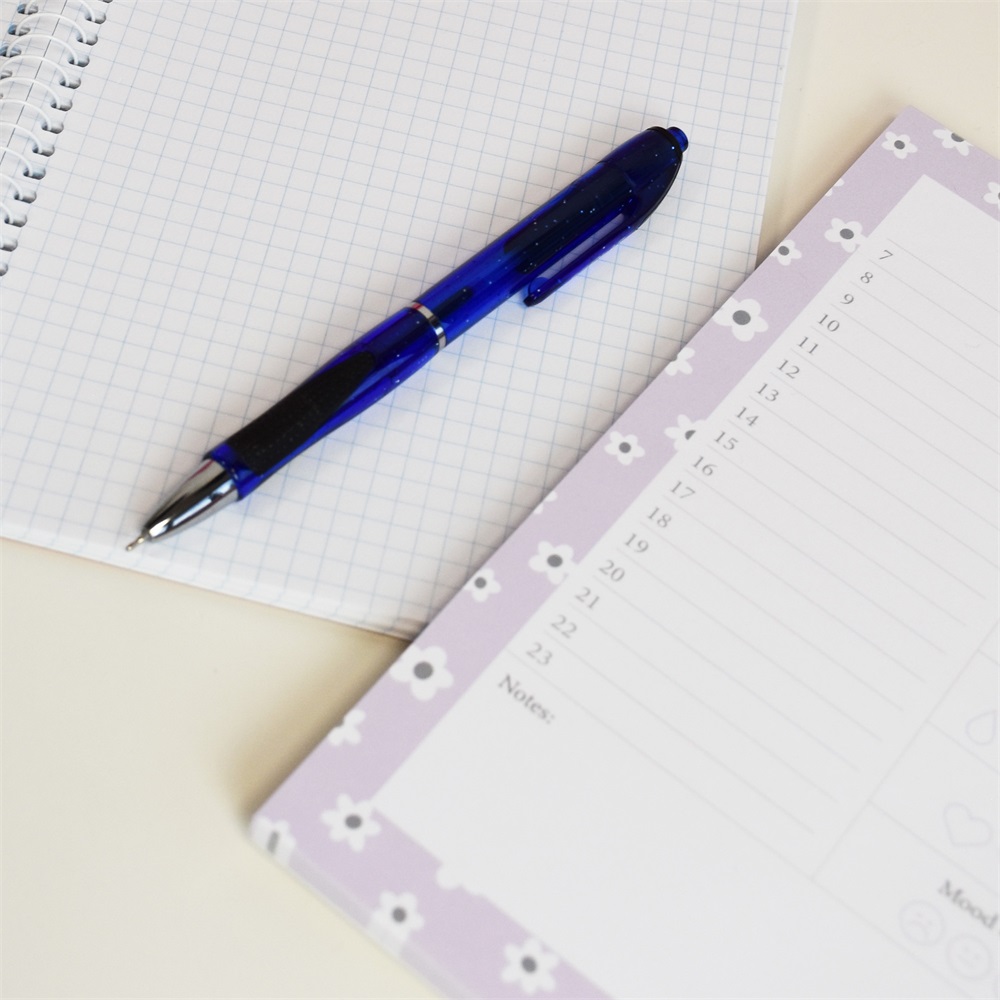 Golyóstoll nyomógombos Vinson V5 Scholar kék test gumírozott fogó 36 db-os displayben - Image 3