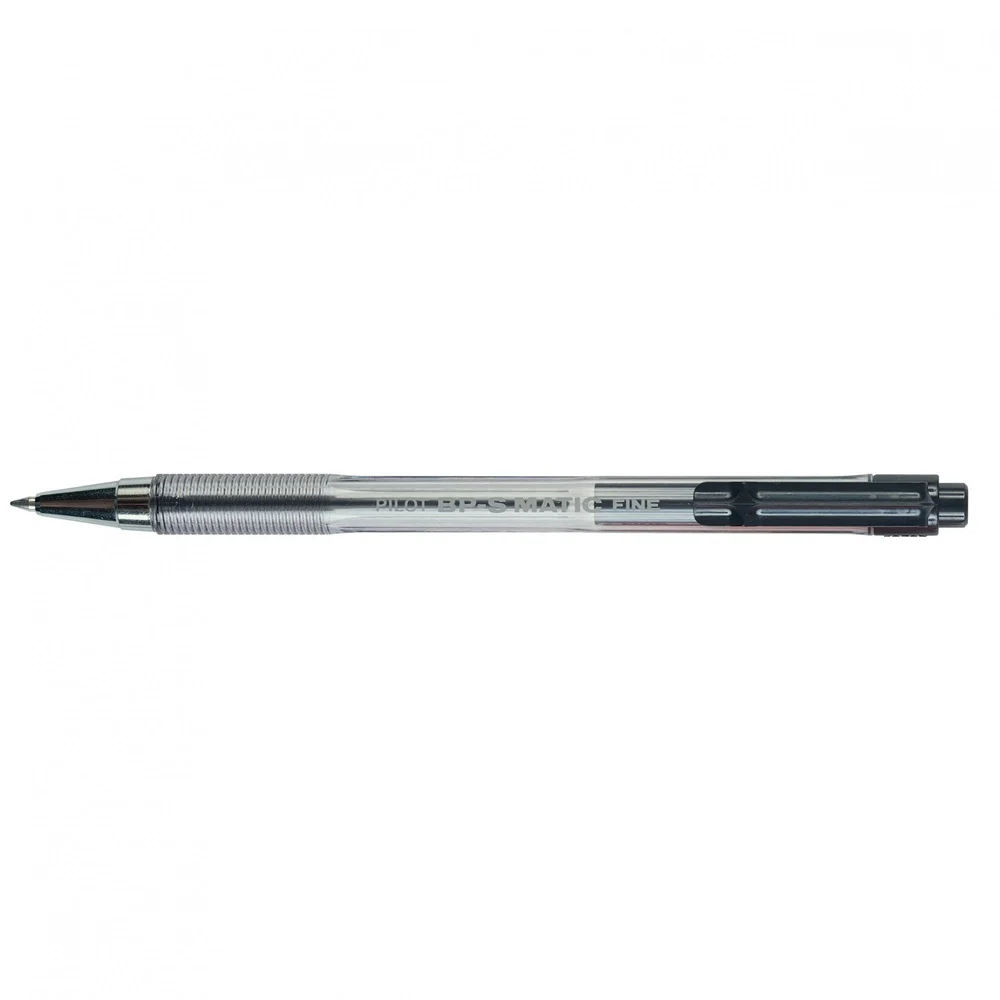 Golyóstoll 0,7mm, nyomógombos Pilot BPS Matic Fine, írásszín fekete