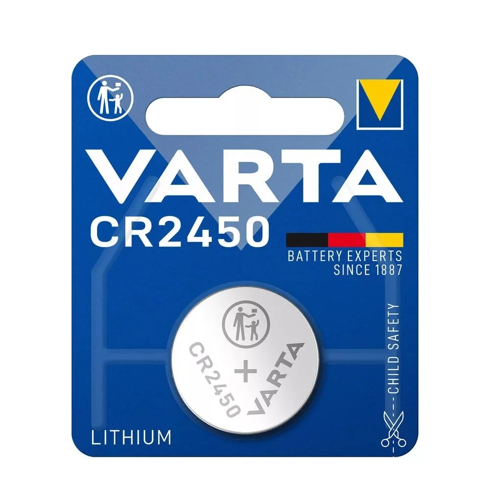 Gombelem CR2450 1db/csomag, Varta