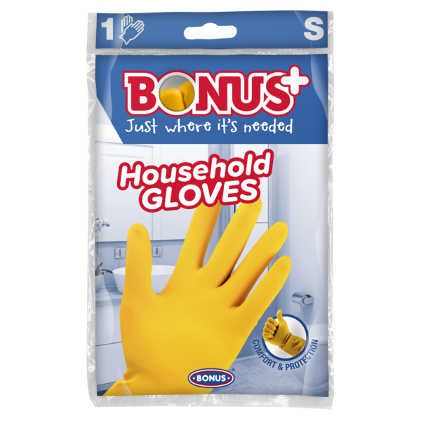 Gumikesztyű S háztartási Bonus_B378