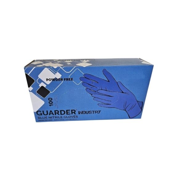 Gumikesztyű nitril púdermentes XL 100 db/doboz GUARDER® Industry kék