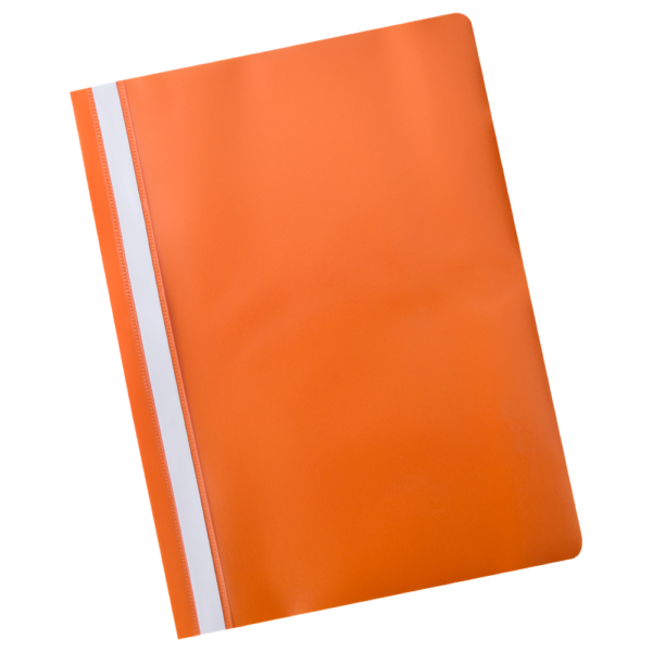 Gyorsfűző műanyag A4, PP Fornax narancs