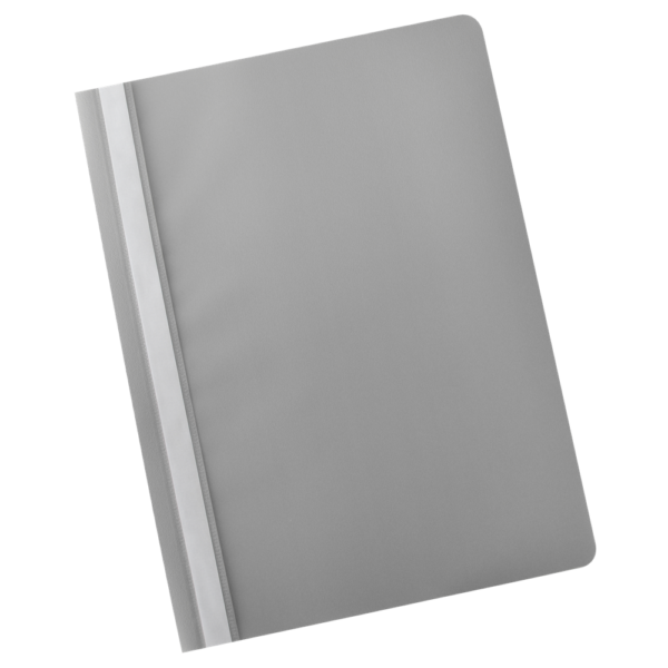 Gyorsfűző műanyag A4, PP Fornax szürke