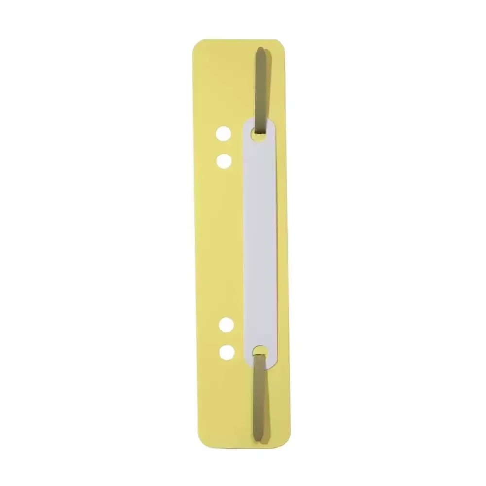Gyorsfűző szerkezet, lefűzőlapocska, PP Durable 25 db/csomag, sárga - Image 2