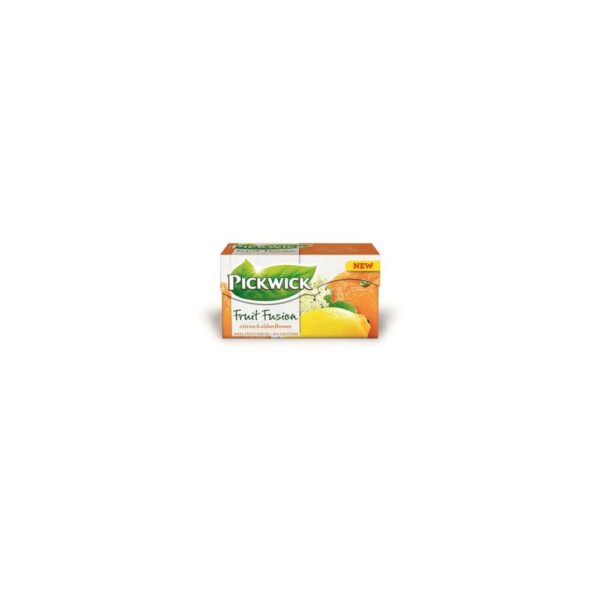 Gyümölcs tea 20x2 g Pickwick Fruit fusion SÁRGA citrom, narancs, bodzavirággal