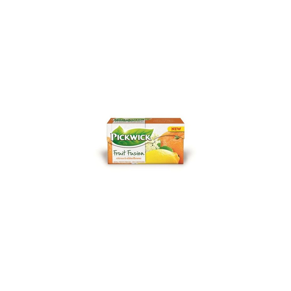Gyümölcs tea 20x2 g Pickwick Fruit fusion SÁRGA citrom, narancs, bodzavirággal