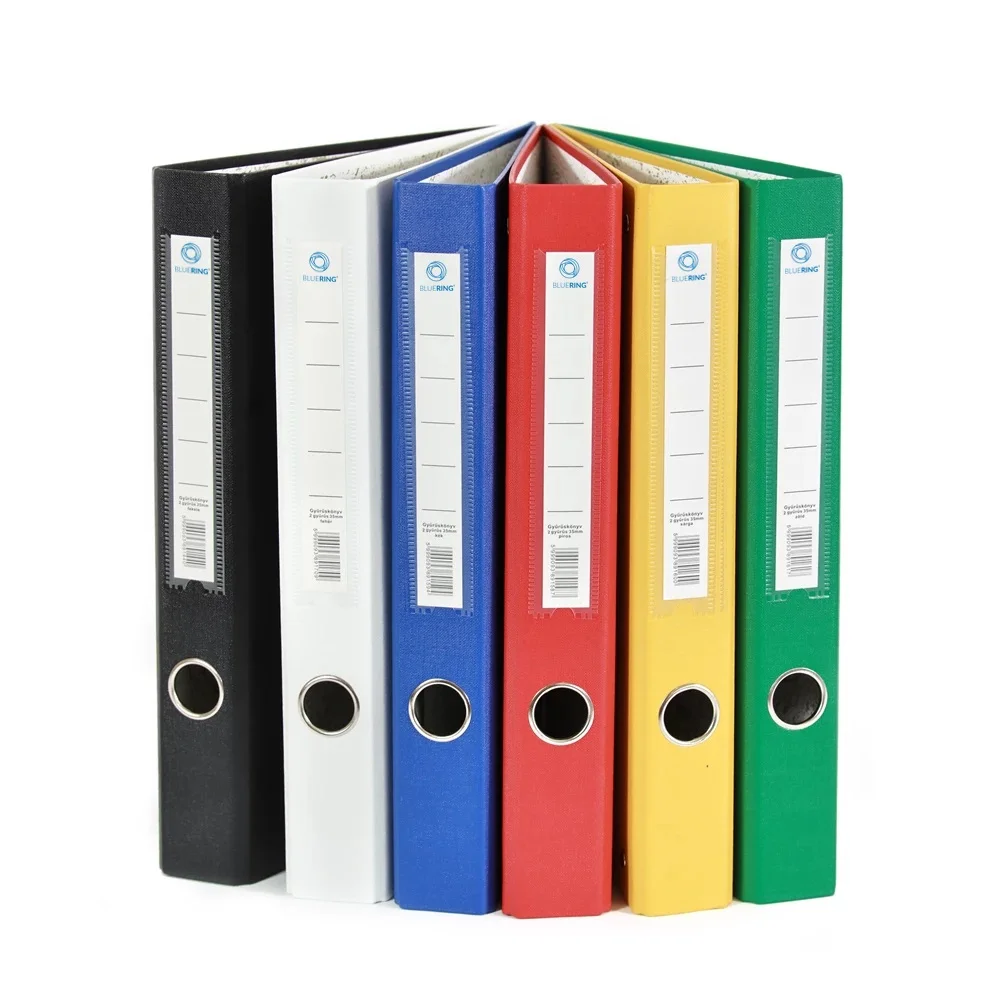 Gyűrűskönyv A4, 3,5cm, 2 gyűrűs PP/PP Bluering® Prémium kék - Image 2