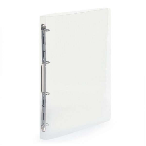 Gyűrűskönyv A4, 4 gyűrűs 2cm gerinc áttetsző PP, Karton P+P Lines transzparens