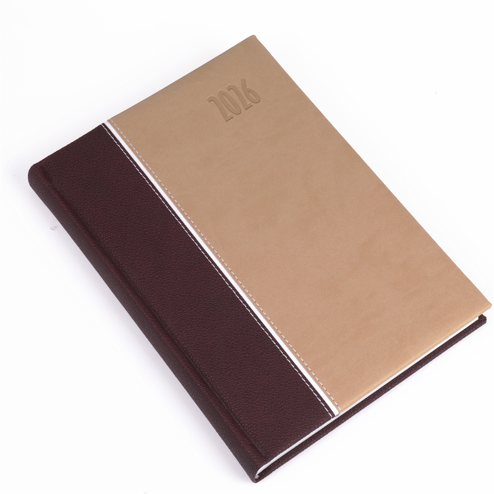 Határidőnapló Kensington A/5, napi fehér lapokkal barna Realsystem 2026.