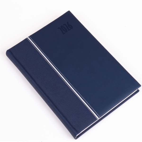 Határidőnapló Kensington A/5, napi fehér lapokkal kék Realsystem 2026.