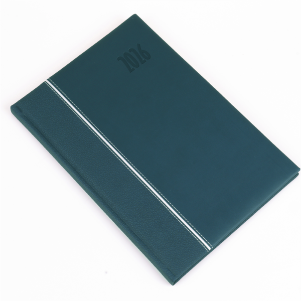 Határidőnapló Kensington B/5, heti fehér lapokkal zöld Realsystem 2026.