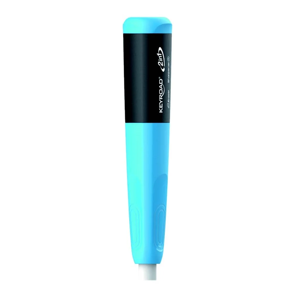 Hegyező 1 lyukú radírral 24 db/display Keyroad 2 in 1 vegyes színek - Image 2