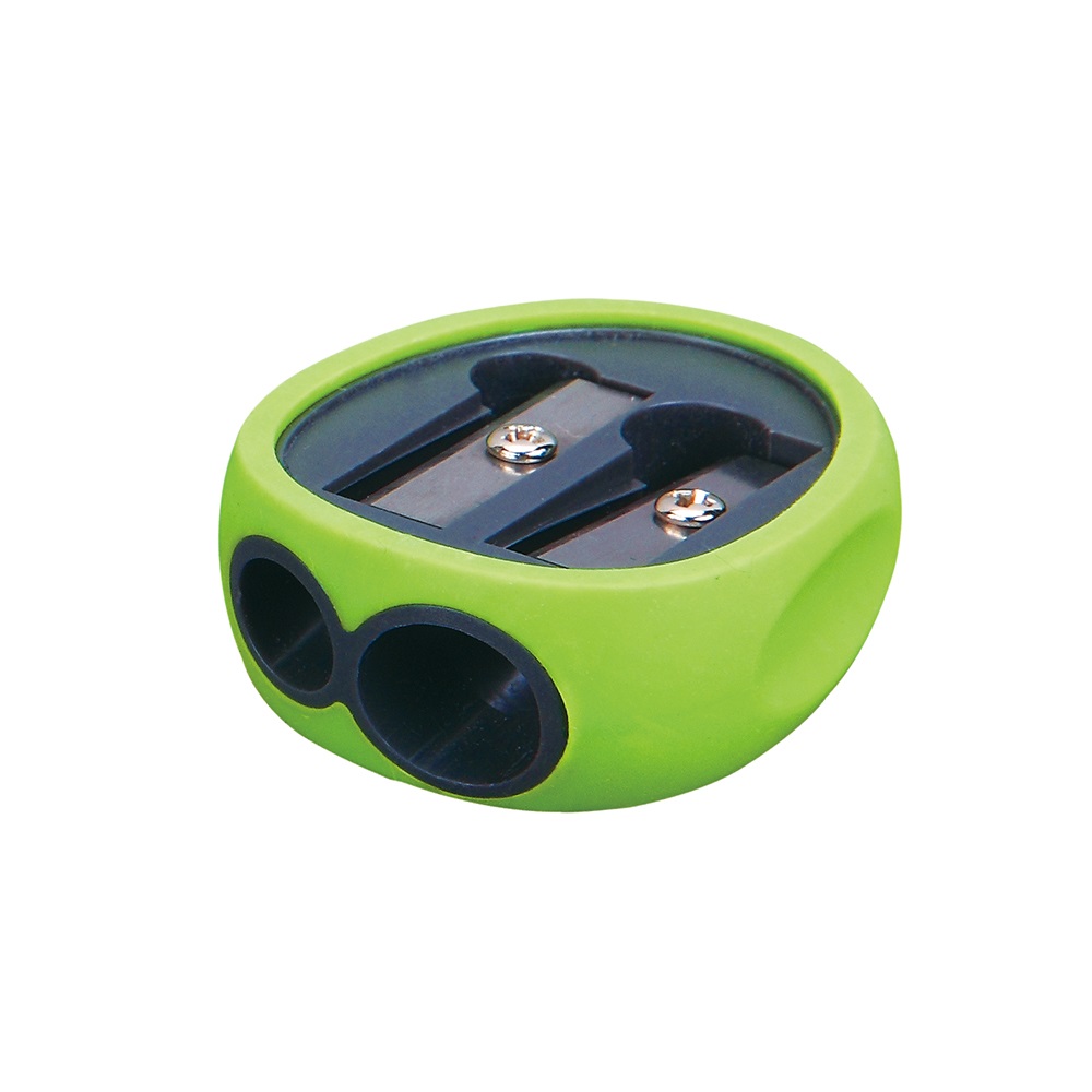 Hegyező 2 lyukú 24 db/display Keyroad Rubber vegyes színek - Image 4