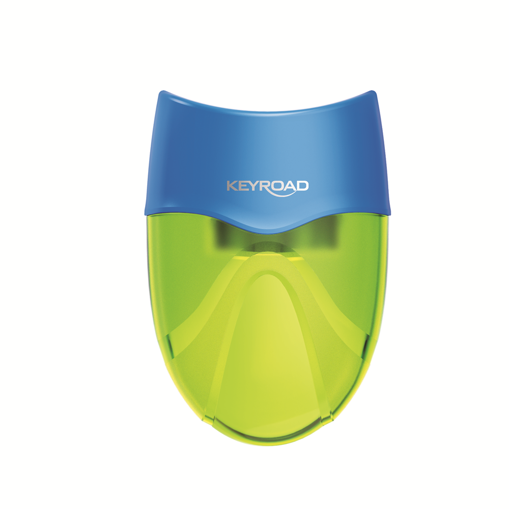 Hegyező 2 lyukú tartályos 12 db/display Keyroad Mellow vegyes színek - Image 3