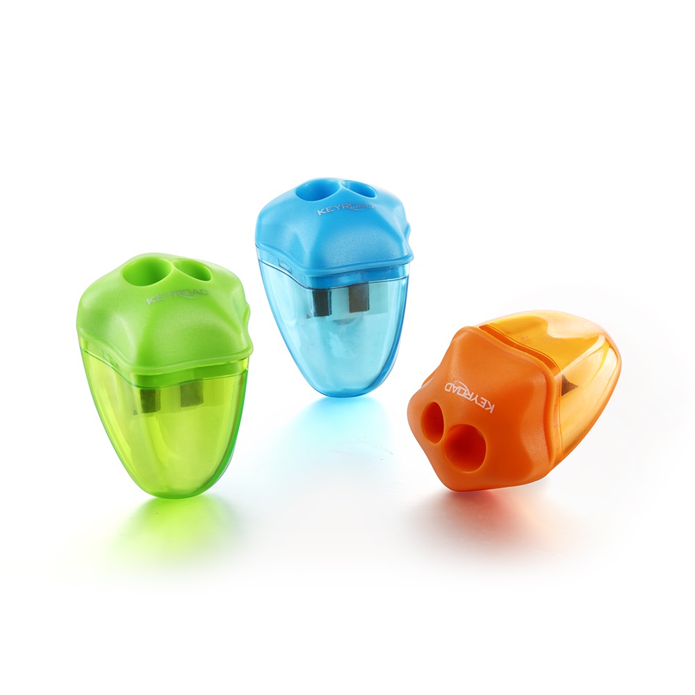 Hegyező 2 lyukú tartályos 24 db/display Keyroad Starfish vegyes színek - Image 4