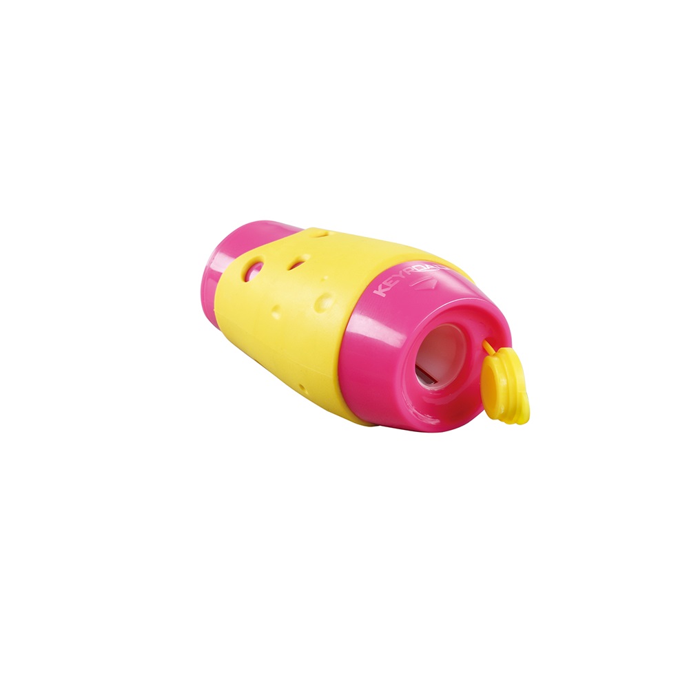 Hegyező 2 lyukú tartályos, fedeles 12 db/display Keyroad Cheese vegyes színek - Image 5