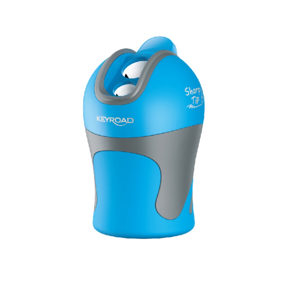 Hegyező 2 lyukú tartályos, fedeles 12 db/display Keyroad Colour Special vegyes színek - Image 3