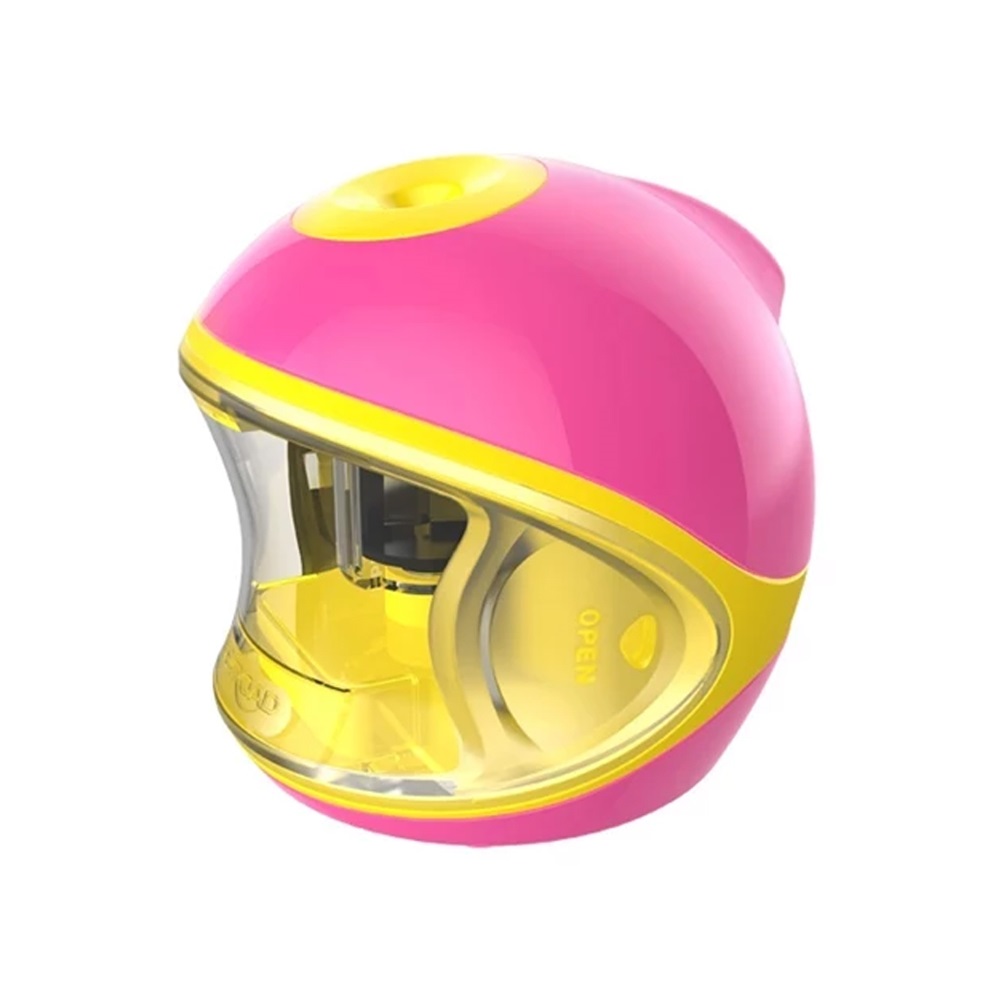 Hegyező asztali elektromos 1 lyukú tartályos, cserélhető penge, Keyroad Racer vegyes színek - Image 2