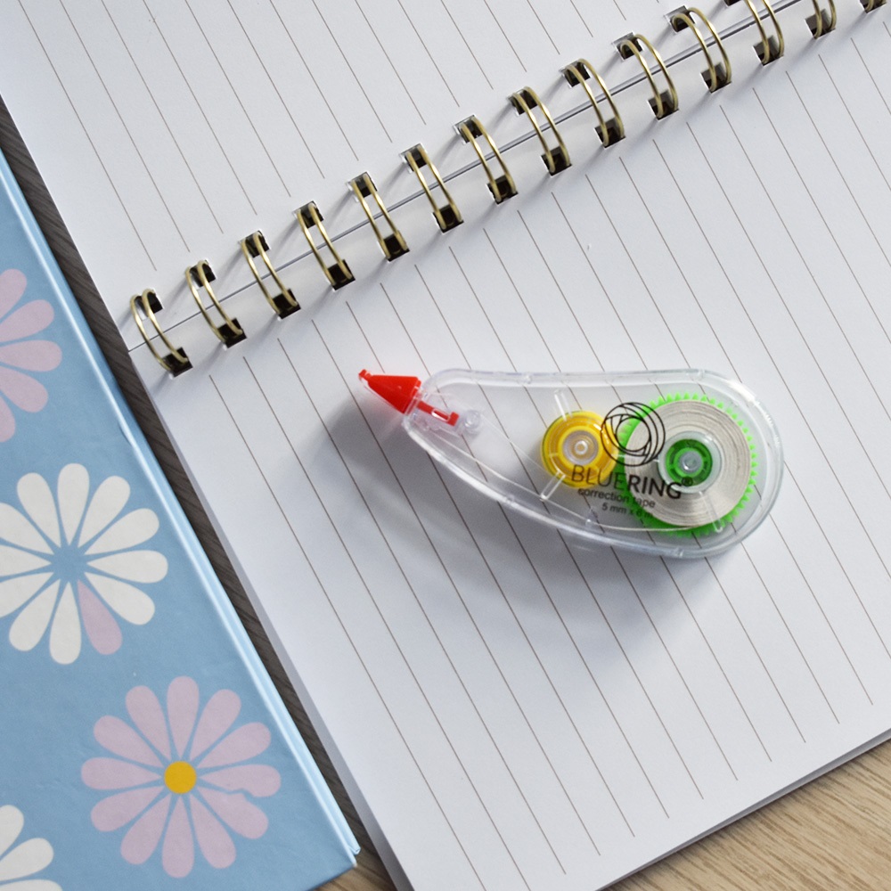 Hibajavító roller 5mmx8m eldobható Compact áttetsző test Bluering® - Image 5