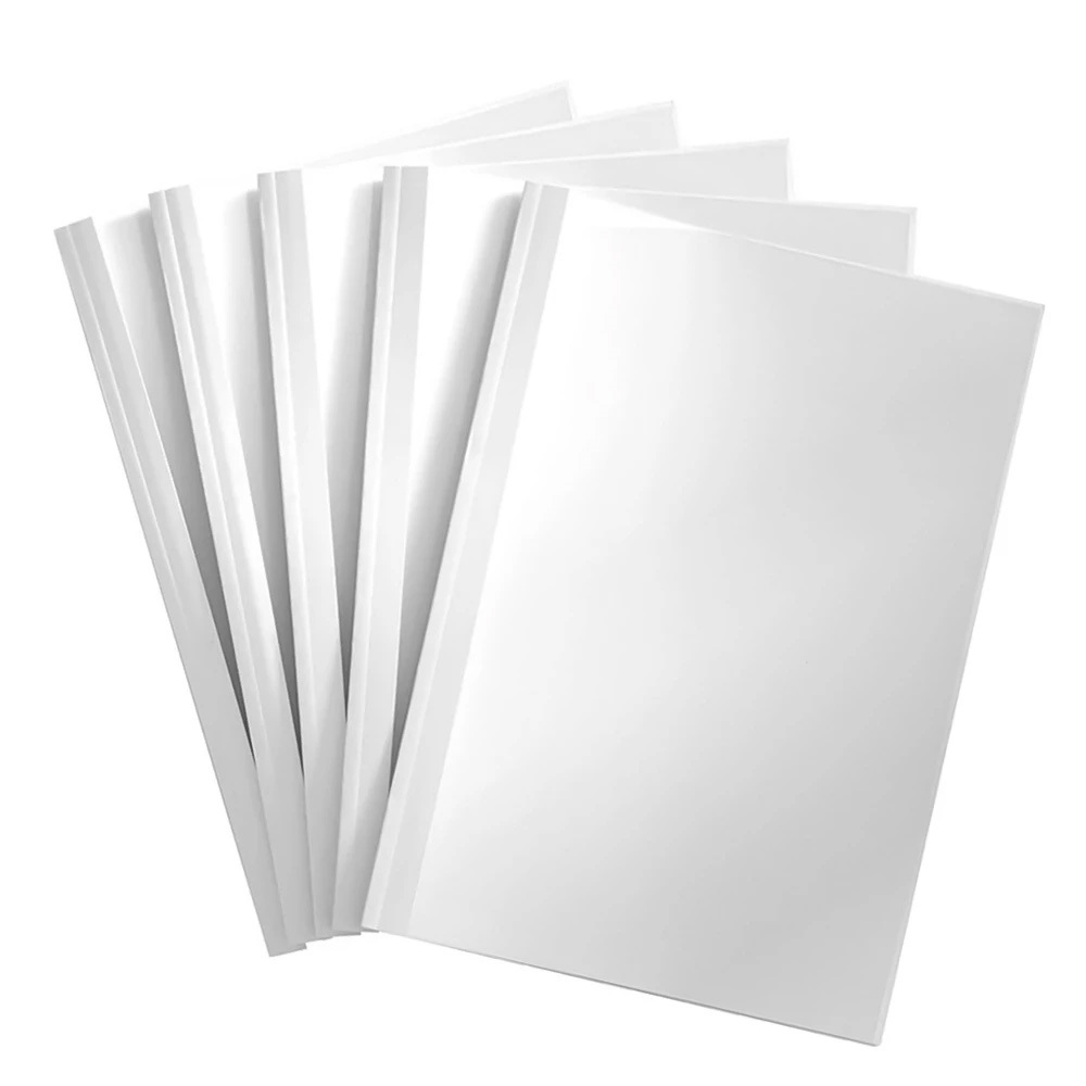 Hőkötő borító, A4, 30mm, 251-300lapig 10db/doboz, Bluering® fehér