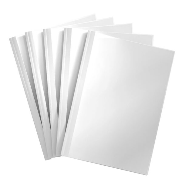 Hőkötő borító, A4, 3mm, 11-32lapig 100 db/doboz, Bluering® fehér