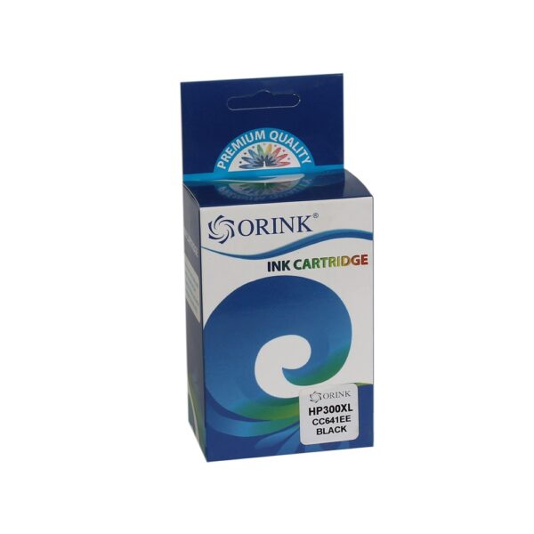 Utángyártott Hp 300XL/CC641EE tintapatron black ORINK