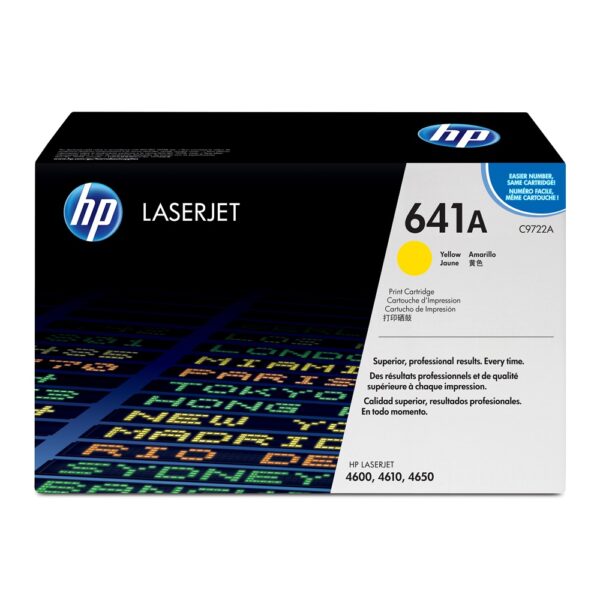 Hp C9722A toner yellow ORIGINAL leértékelt (641A)