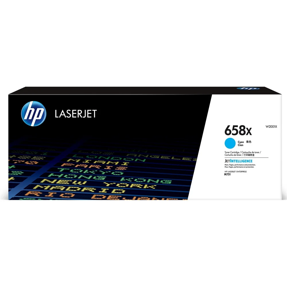 Hp W2001X toner cyan ORIGINAL (658X)