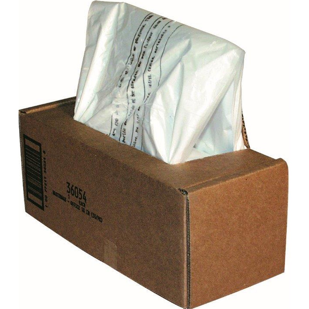 Hulladékgyűjtő zsákok iratmegsemmisítőhöz, 50-75 literes kapacitásig, Fellowes® 50 db/csomag, - Image 2