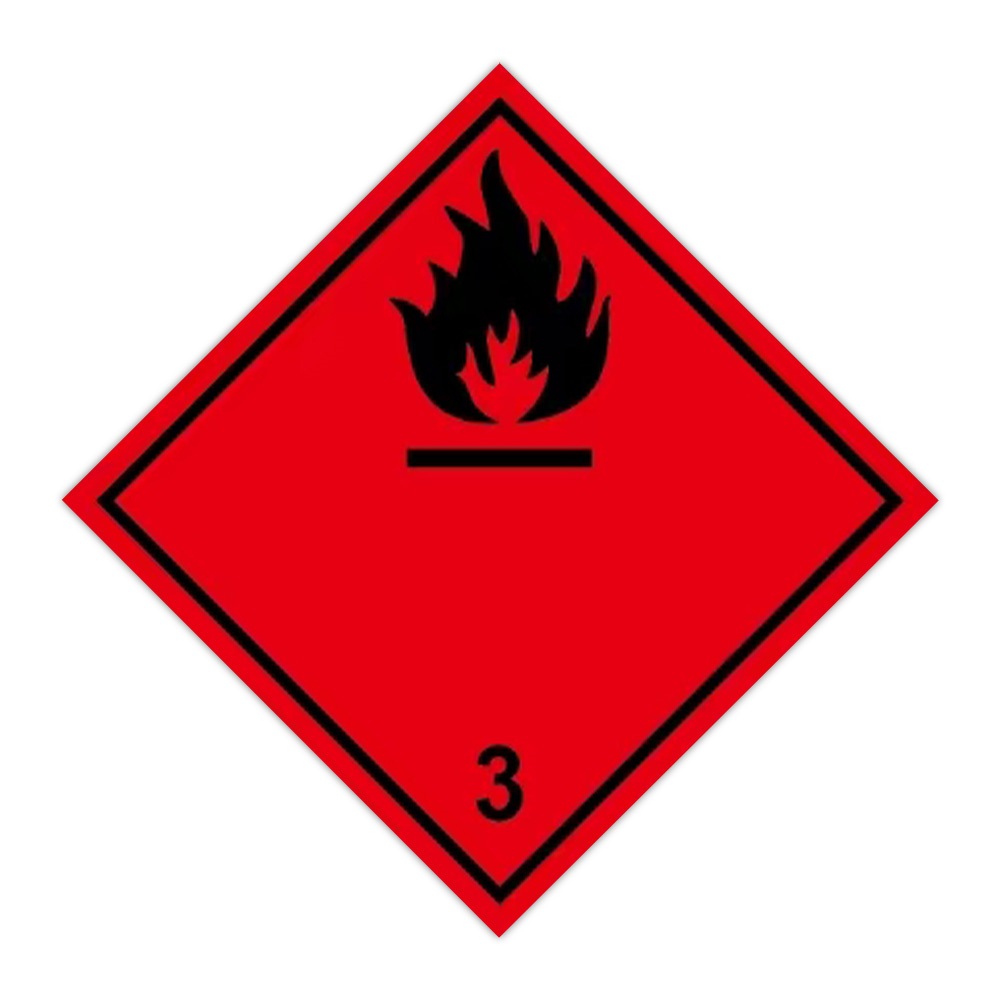 Információs címke, papír Gyúlékony gázok 3.1 10cmx10cm 300db/tekercs