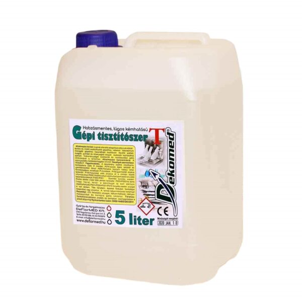 Ipari lúgos gépi tisztítószer 5 liter Dekomed