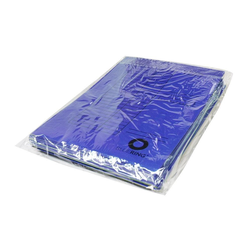 Iratgyűjtő, táblázatos pólyás dosszié A4, 230g. karton Bluering® kék - Image 3