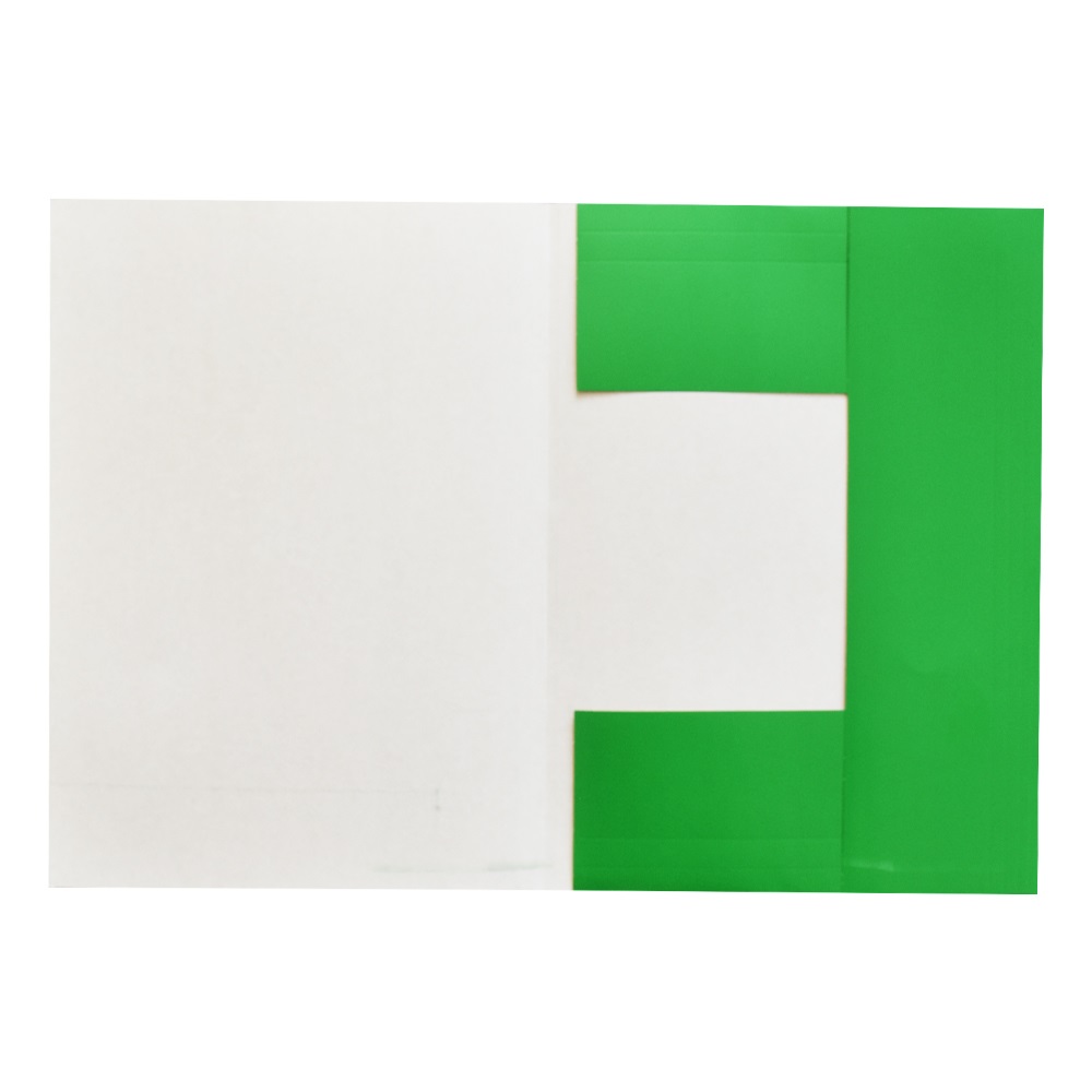 Iratgyűjtő, táblázatos pólyás dosszié A4, 230g. karton Bluering® zöld - Image 2