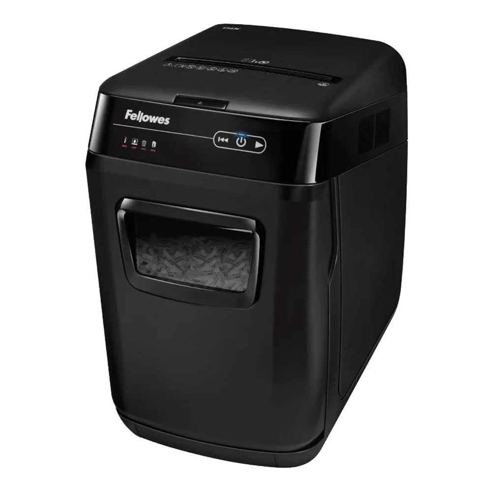 Iratmegsemmisítő, 150lap, konfetti vágás 4x50mm, Fellowes® AutoMax 150C