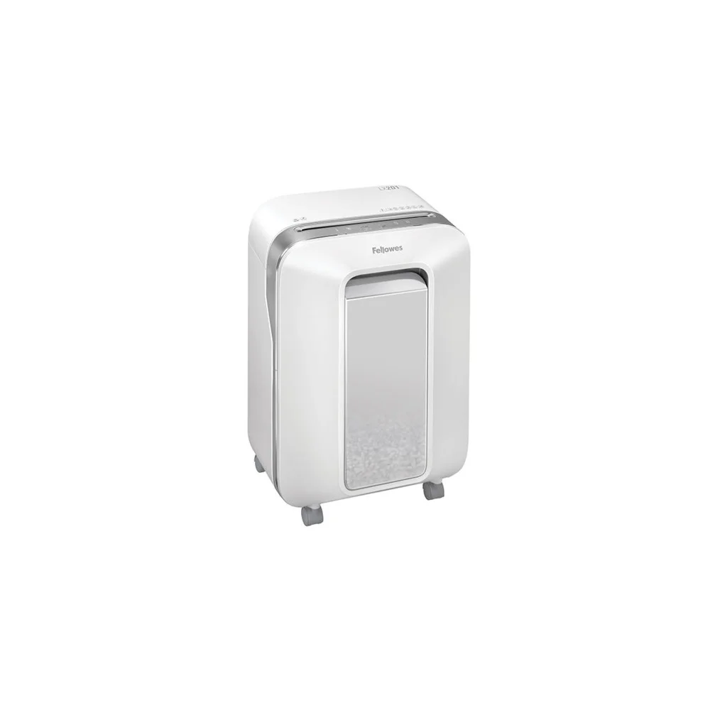 Iratmegsemmisítő, 11lap, mikrokonfetti vágás 2x12mm, Fellowes® Powershred LX201, fehér