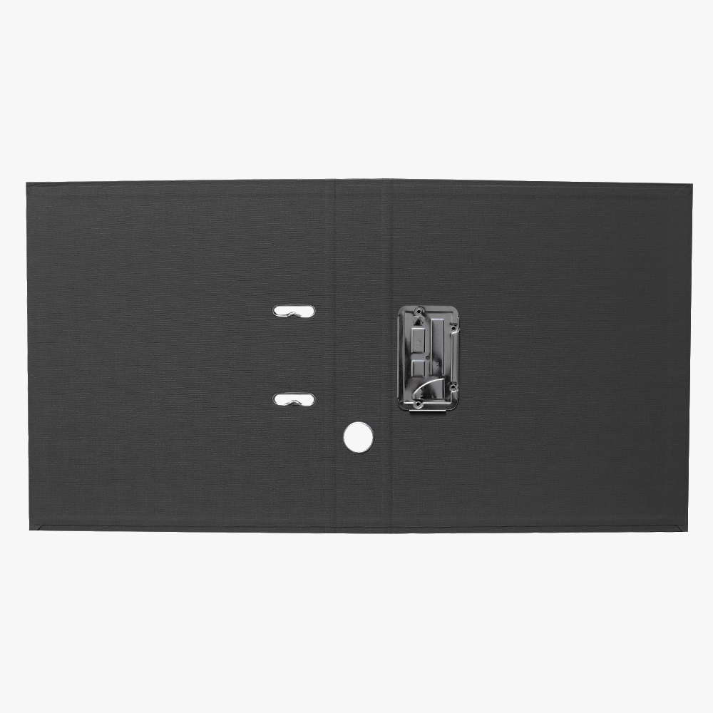 Iratrendező A4, 5cm, két oldalt PP borítás,lapraszerelt, Bluering® Premium fekete - Image 2