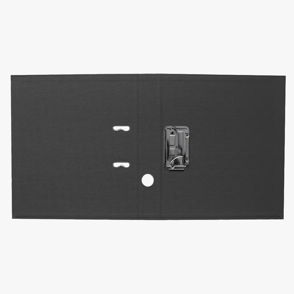 Iratrendező A4, 5cm, két oldalt PP borítás,lapraszerelt, Bluering® Premium fekete - Image 2