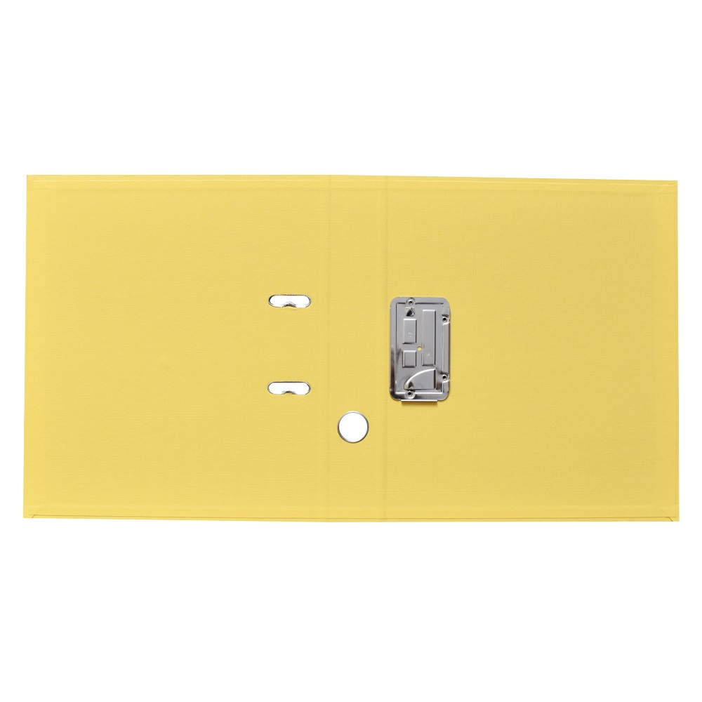 Iratrendező A4, 5cm, két oldalt PP borítás,lapraszerelt, Bluering® Premium sárga - Image 2