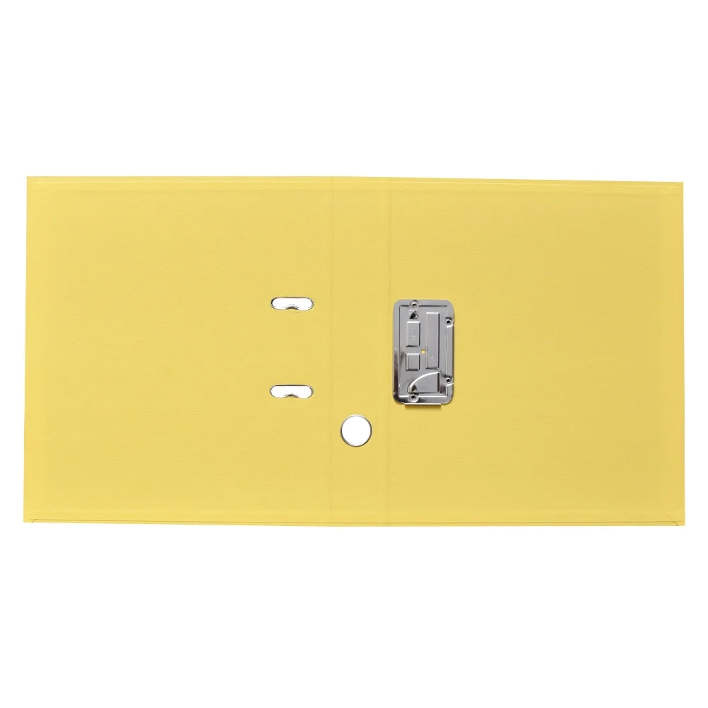 Iratrendező A4, 5cm, két oldalt PP borítás,lapraszerelt, Bluering® Premium sárga - Image 2