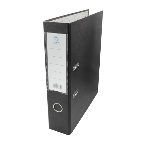 Iratrendező A4, 7,5cm,lapraszerelt, Bluering® Smart fekete