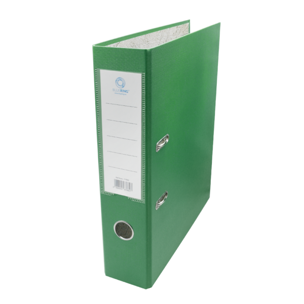 Iratrendező A4, 7,5cm,lapraszerelt, Bluering® Smart zöld