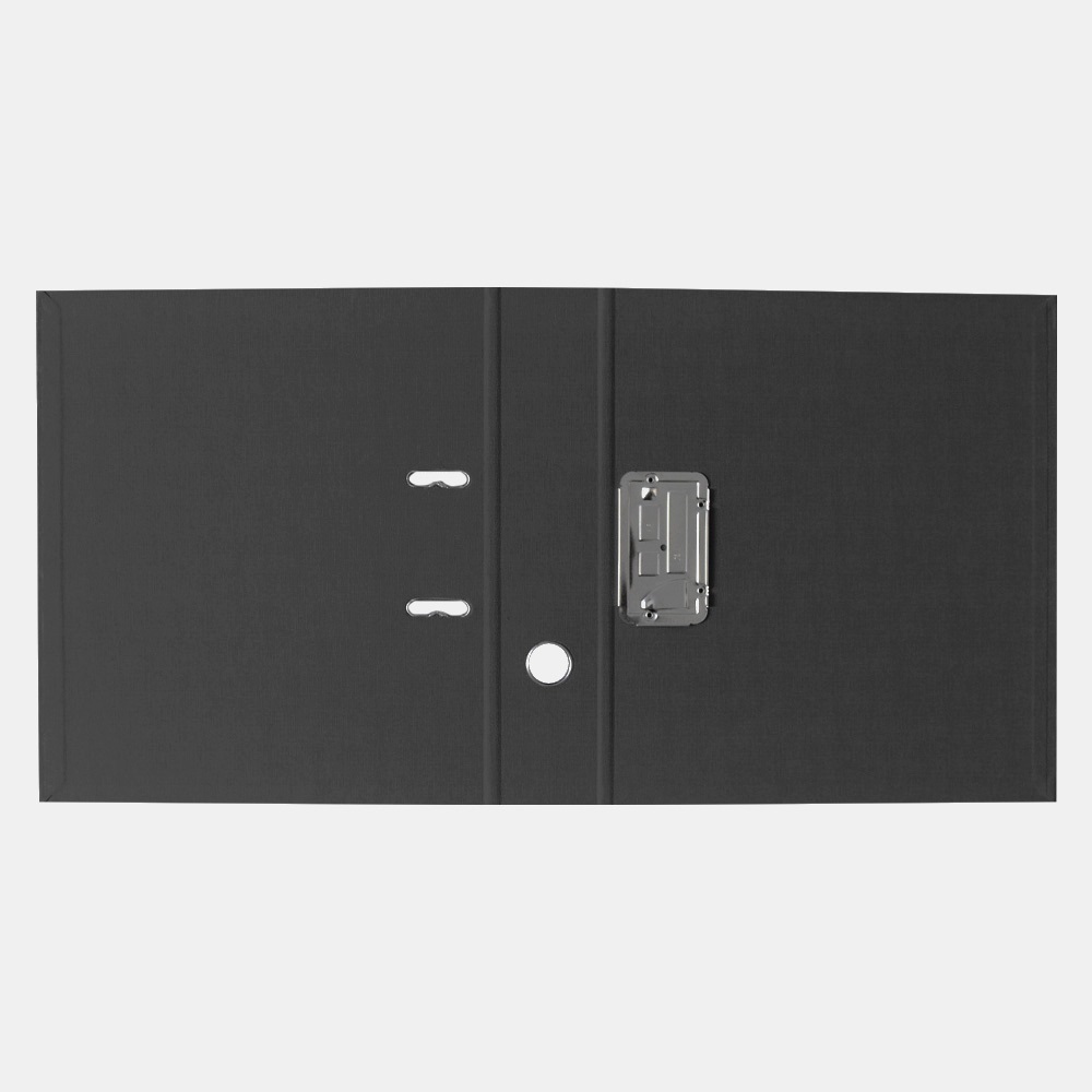 Iratrendező A4, 7,5cm, két oldalt PP borítás,lapraszerelt, Bluering® Premium fekete - Image 2