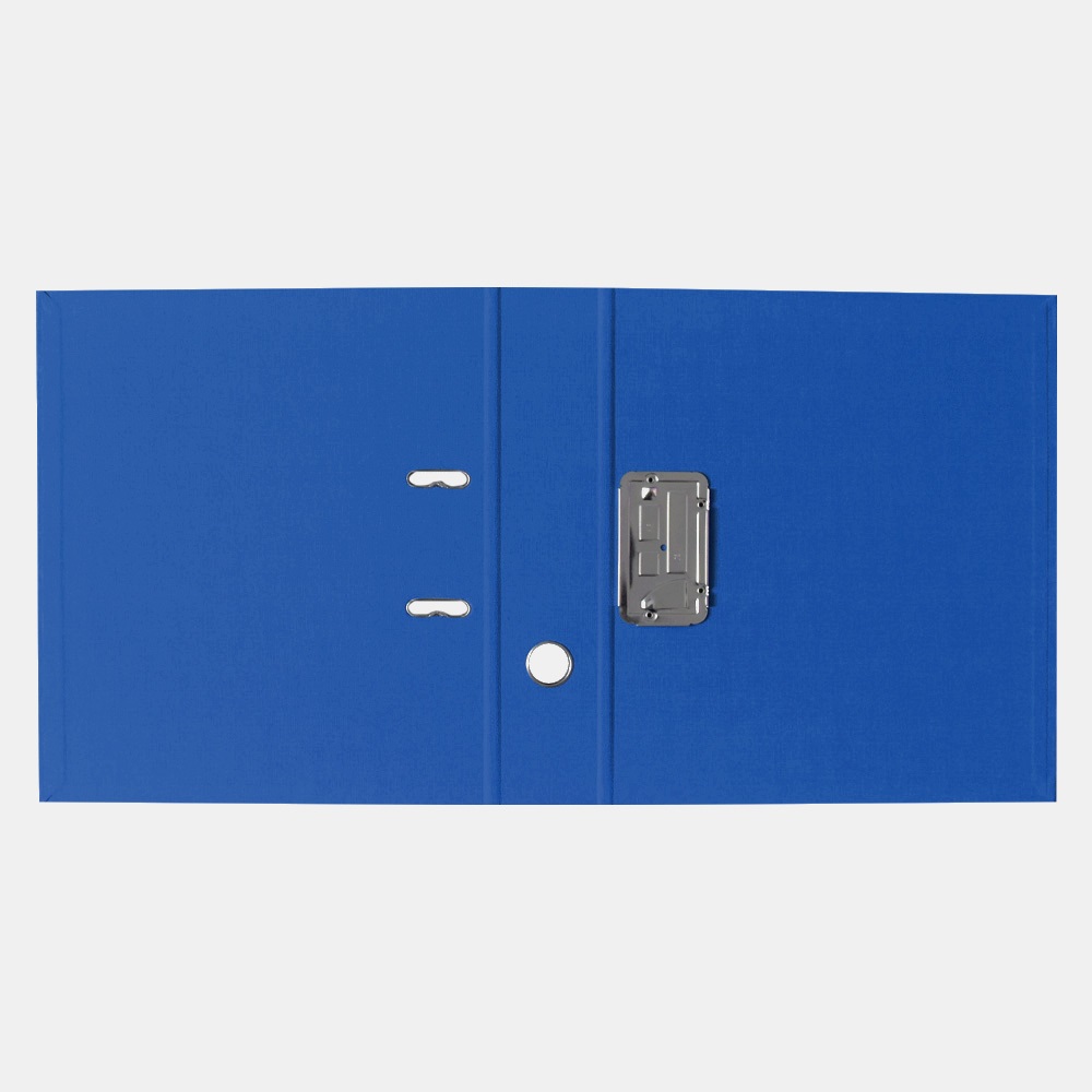 Iratrendező A4, 7,5cm, két oldalt PP borítás,lapraszerelt, Bluering® Premium kék - Image 2