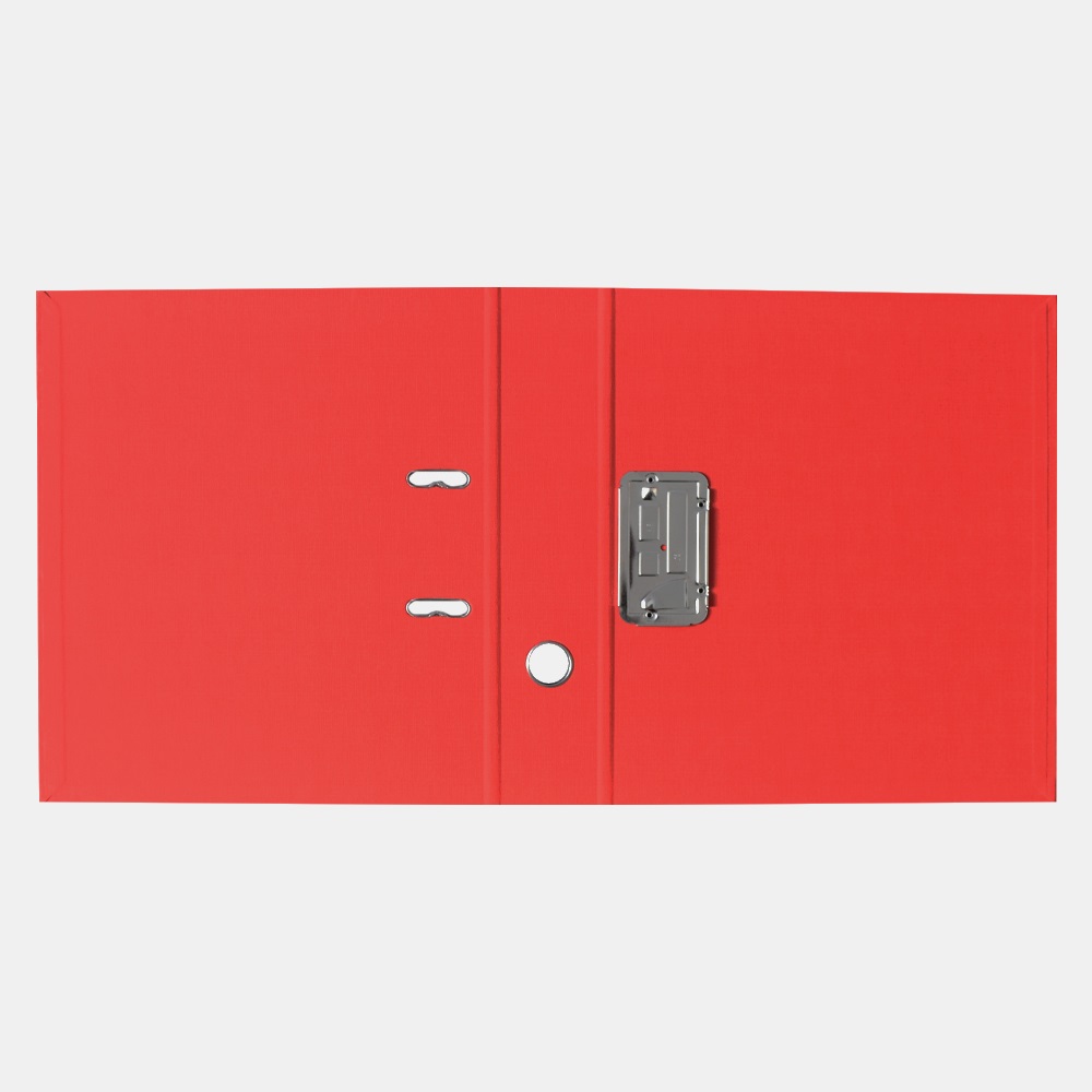 Iratrendező A4, 7,5cm, két oldalt PP borítás,lapraszerelt, Bluering® Premium piros - Image 2