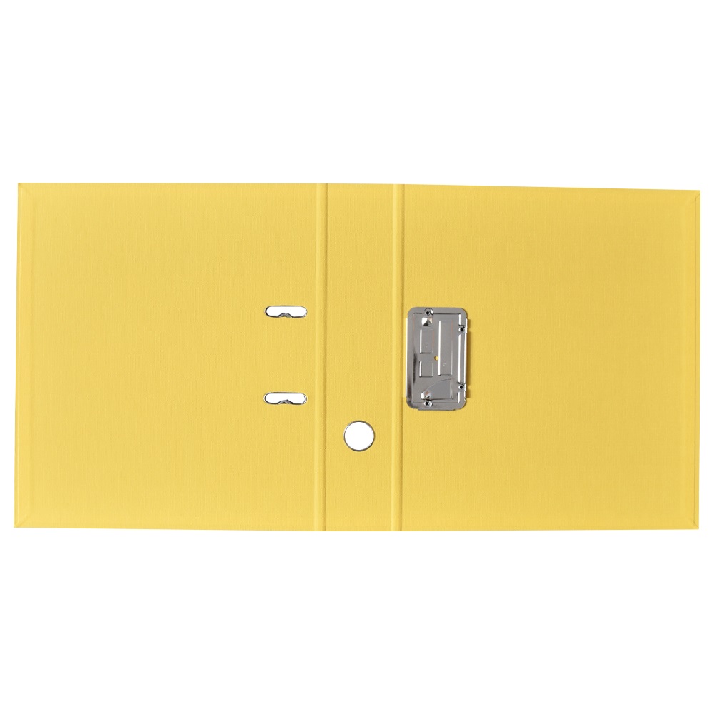 Iratrendező A4, 7,5cm, két oldalt PP borítás,lapraszerelt, Bluering® Premium sárga - Image 2